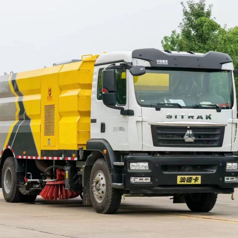 道路清掃ダスト真空スイーパー 4*2 タンクローリー